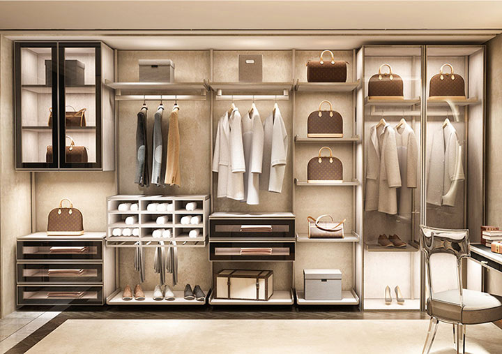 定制衣柜效果图