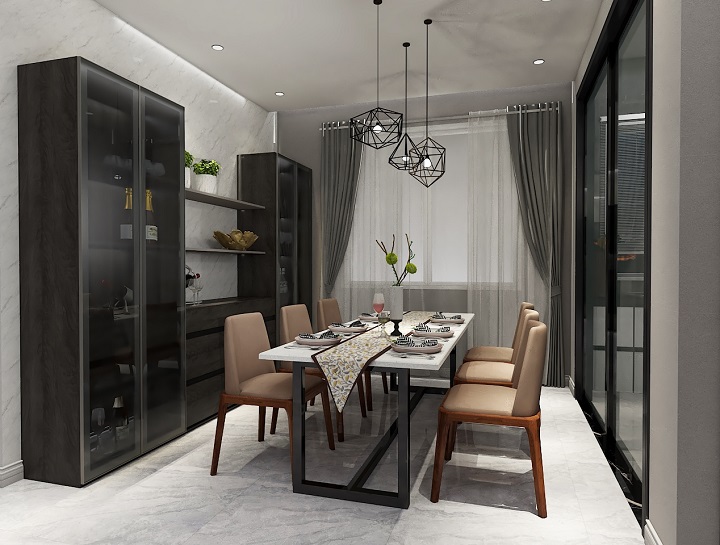 全屋定制客餐厅图片