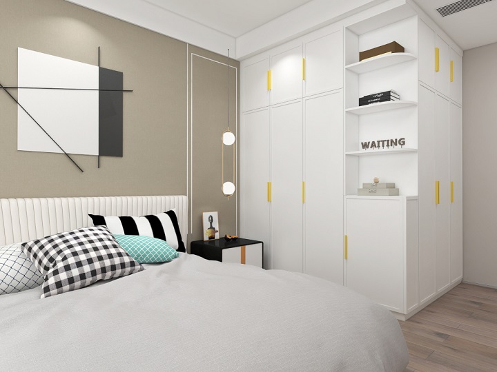 卧室整体衣柜效果图