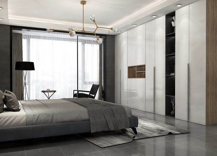 卧室简约衣柜图片