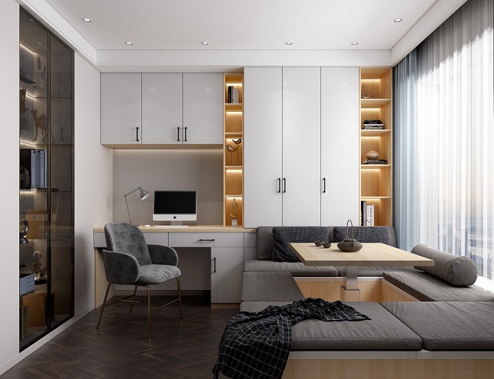 榻榻米床定制图片