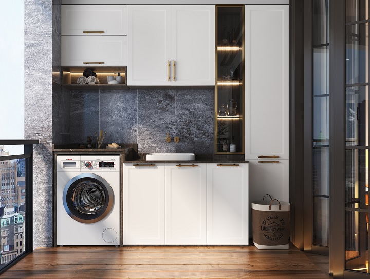 阳台柜定制效果图